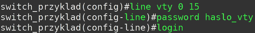 Hasło do zdalnego dostępu