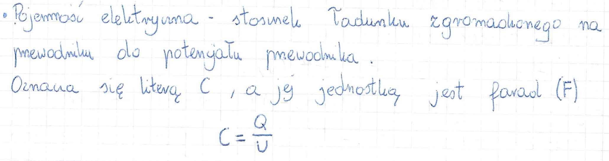 Co to Pojemność elektryczna ?