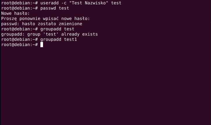 Użytkownicy i grupy w Linuxie